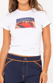 ROAD TRIP SHORT SLEEVE SKIMMER TEE