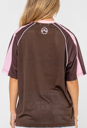 NAPLES CONTRAST OVERSIZE SPORTS JERSEY
