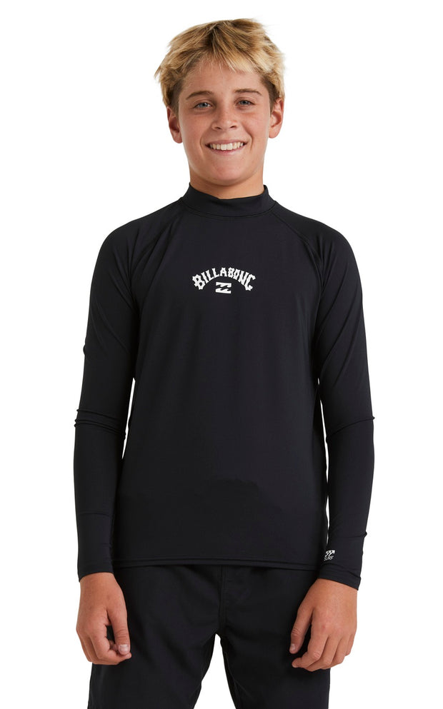 BOYS ALL DAY ARCH RF LS RASHGUARD - BOYS