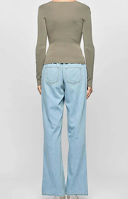 MIRA TWIST KNIT TOP