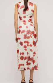 LUMI MESH MIDI DRESS