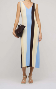 ATLAS STRIPE KNIT DRESS
