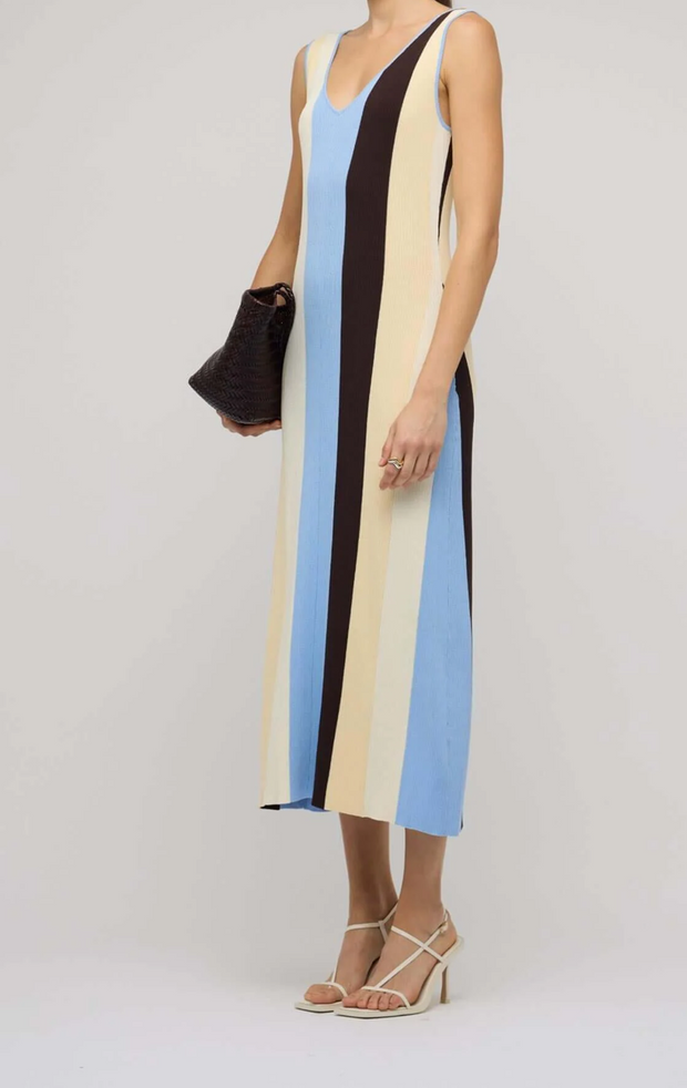 ATLAS STRIPE KNIT DRESS