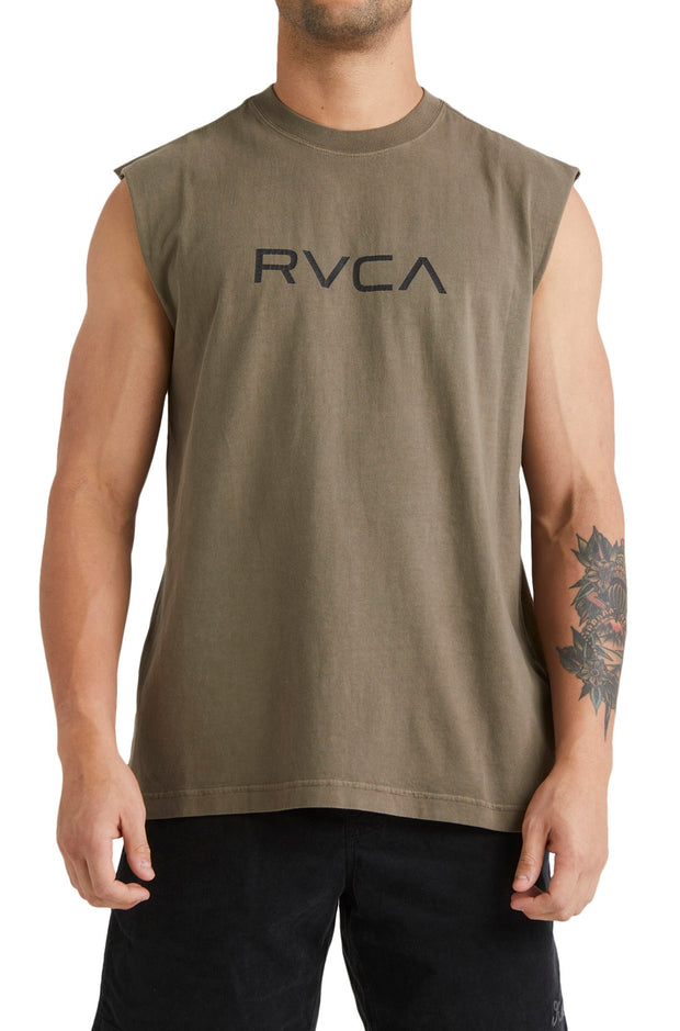 BIG RVCA WASHED MUSCLE