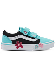 OLD SKOOL V FLOWER GLITTER FLOWER POWER MULTI/TRUE WHITE