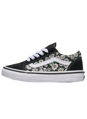 OLD SKOOL DAISIES BLACK/TRUE WHITE