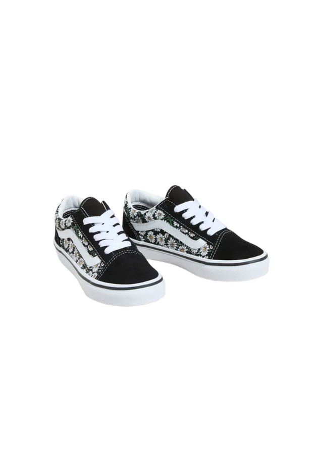 OLD SKOOL DAISIES BLACK/TRUE WHITE
