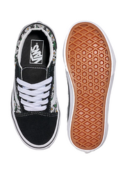 OLD SKOOL DAISIES BLACK/TRUE WHITE