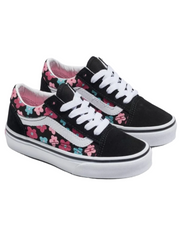 OLD SKOOL GLITTER FLOWER POWER MULTI/TRUE WHITE