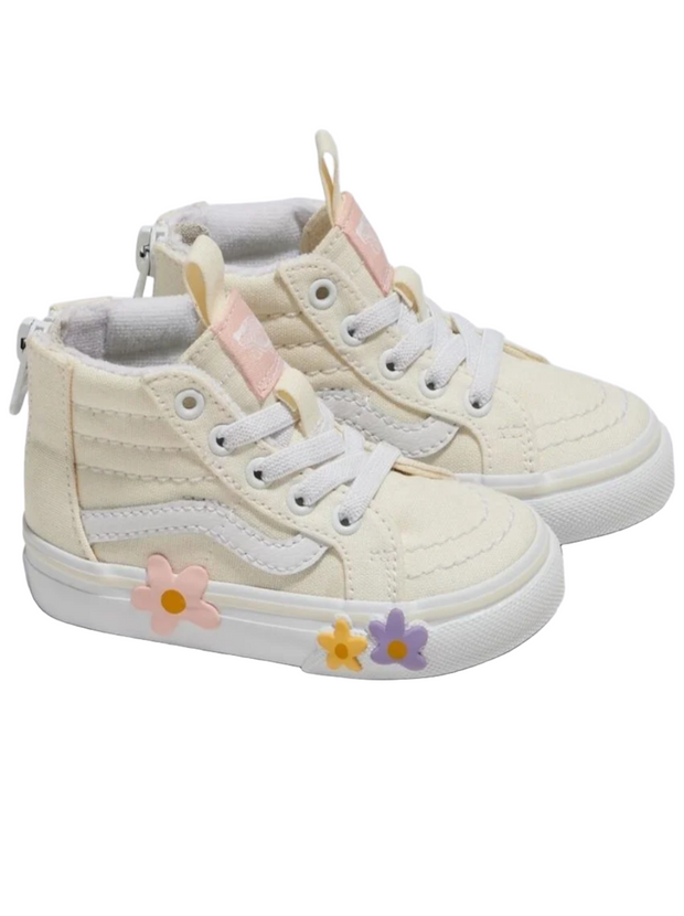 SK8-HI ZIP FLOWER EGRET