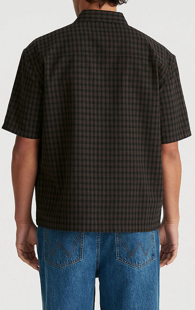 BOXCAR SHIRT BLACK CHECK