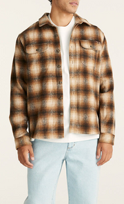 TRADE OVERSHIRT SUNBURST CHECK