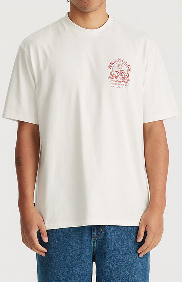 DARK ALCHEMY SLACKER TEE VINTAGE WHITE