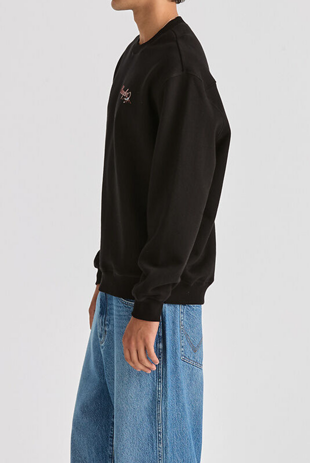 STINGER SLOUCH SWEAT BLACK