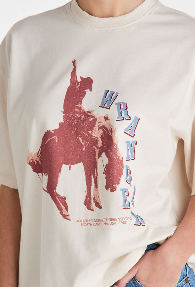 BUCKING BOXED TEE