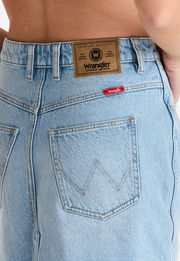 REPAIR MINI SKIRT BLUE TOUR