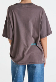 FLORAL FADE BOXY SLOUCH TEE