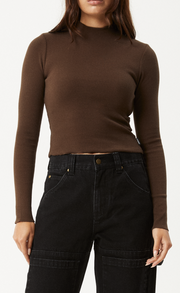 ICONIC - LONG SLEEVE RIB TOP