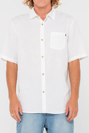 OVERTONE SHORT SLEEVE LINEN SHIRT