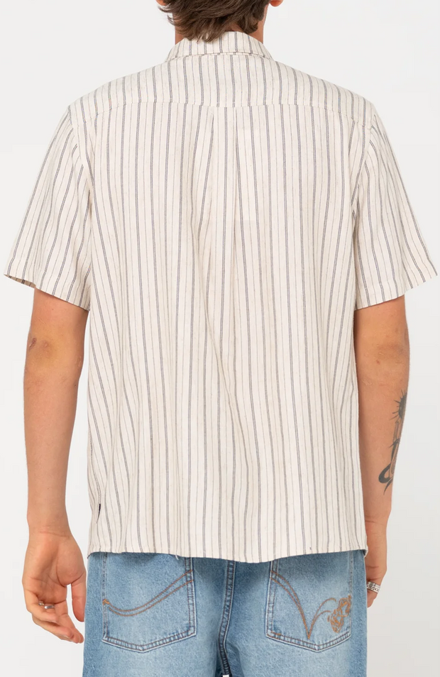 PINSTRIPE SHORT SLEEVE SHIRT