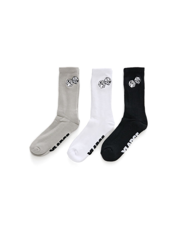 XL DICE SOCK 3PACK