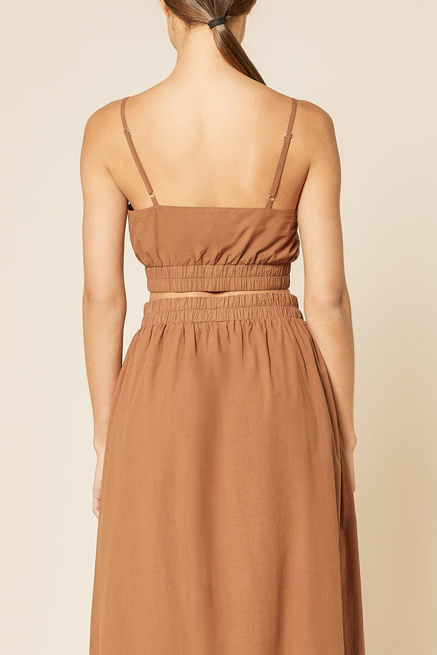 ODESSA POPLIN CROP CAMI