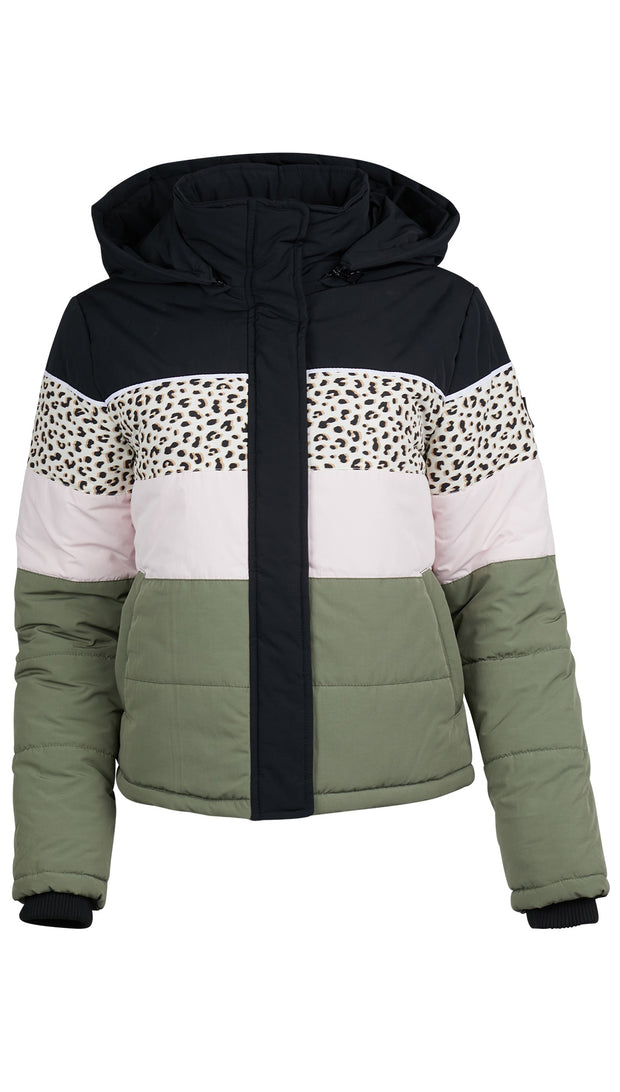 ANDERSON PANEL PUFFER JACKET GIRLS (SIZE 8-16)