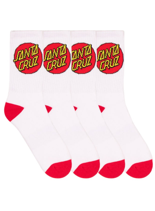 CLASSIC DOT 4PK CREW SOCKS - MENS