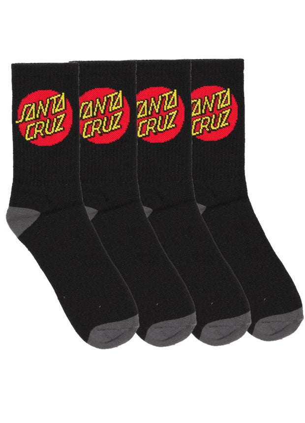 CLASSIC DOT CREW SOCKS 4PK - MENS