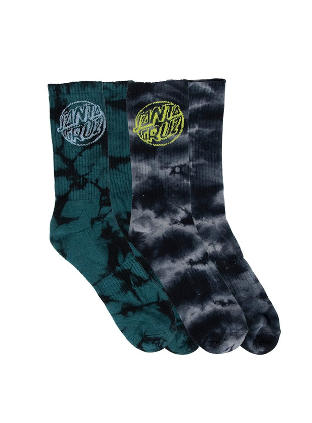 FISH EYE DOT 2 PACK CREW SOCK