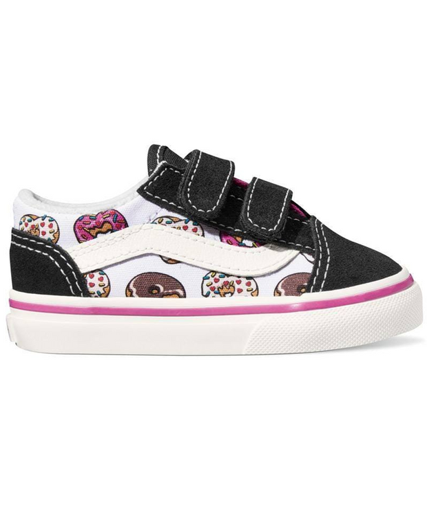 OLD SKOOL V LOVE VANS BLACK PINK Bobbies Clothing