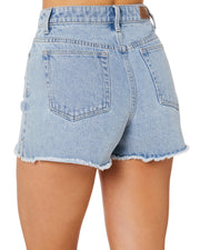 PENNY KICK FLARE DENIM SHORT