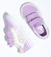 OLD SKOOL V MYTHICAL GLOW SHEER LILAC - TODDLERS